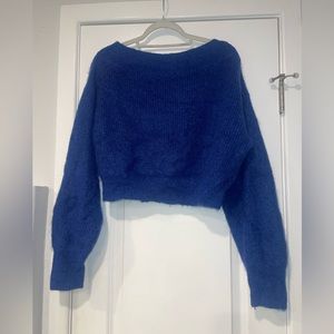 & other stories blue sweater